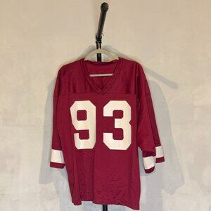 Champion Football Jersey #93 Mahoney | Maroon & White | Size 2X | Excellent Cond